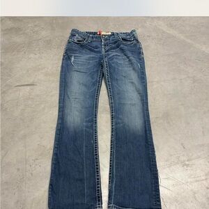 BKE Flare Women's Jeans in Classic Blue